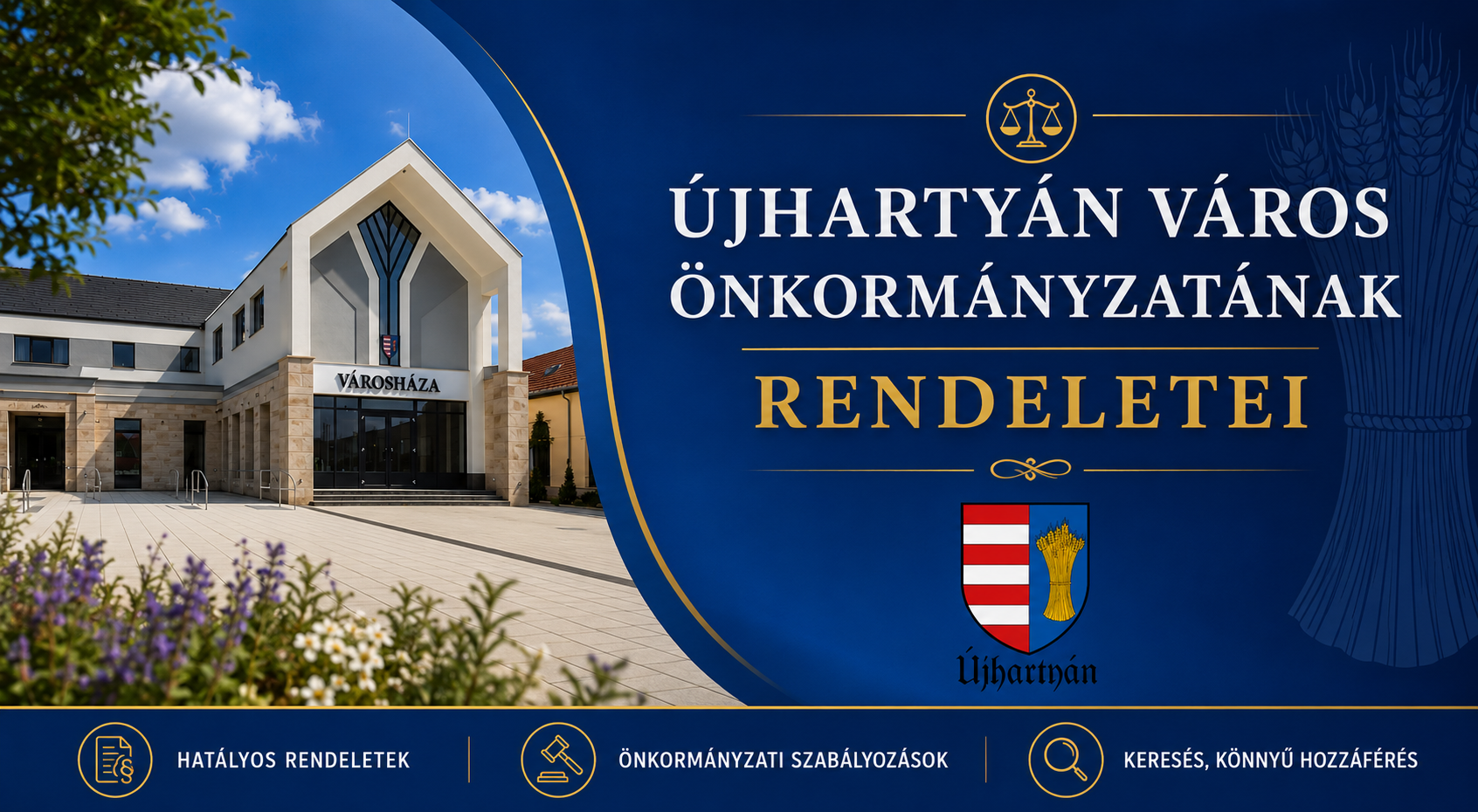 Újhartyán Város Önkormányzatának Rendeleteik